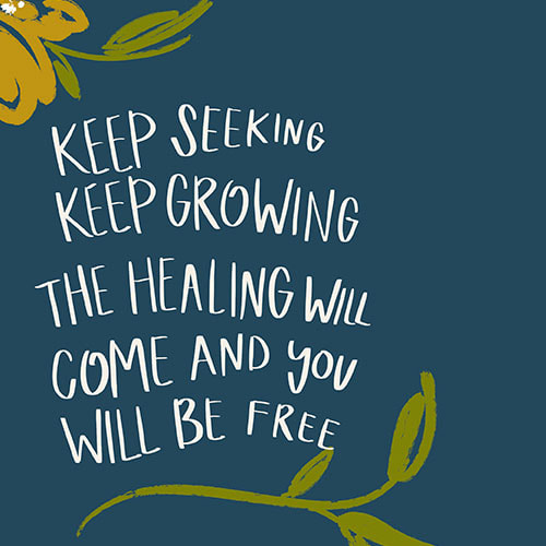 Keep Going, Keep Growing Inspirational Floral Art Print by Terri Conrad ...